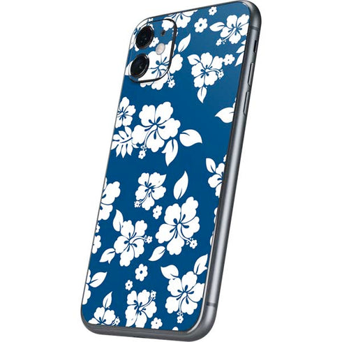 Blue and White iPhone 11 Skin